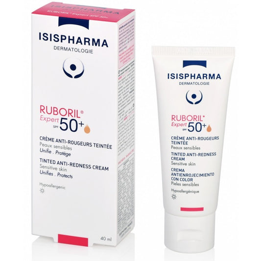 ISISPHARMA RUBORIL EXPERT CREME ANTI ROUGEUR TEINTE SPF50+ 40ML