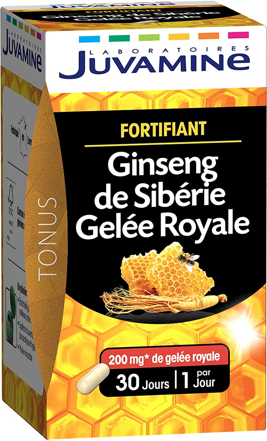JUVAMINE GINSENG GELEE ROYALE REVITALISANT 30 GELULES
