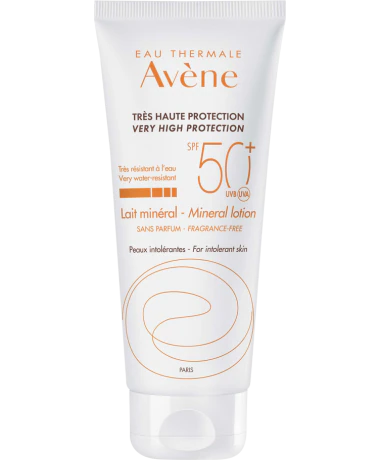 AVENE LAIT MINERAL TRES HAUTE PROTECTION SPF50+ 100ML