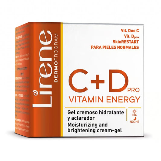 LIRENE C+D PRO VITAMIN ENERGY GEL-CREME PEAUX NORMALES À MIXTES 50ML