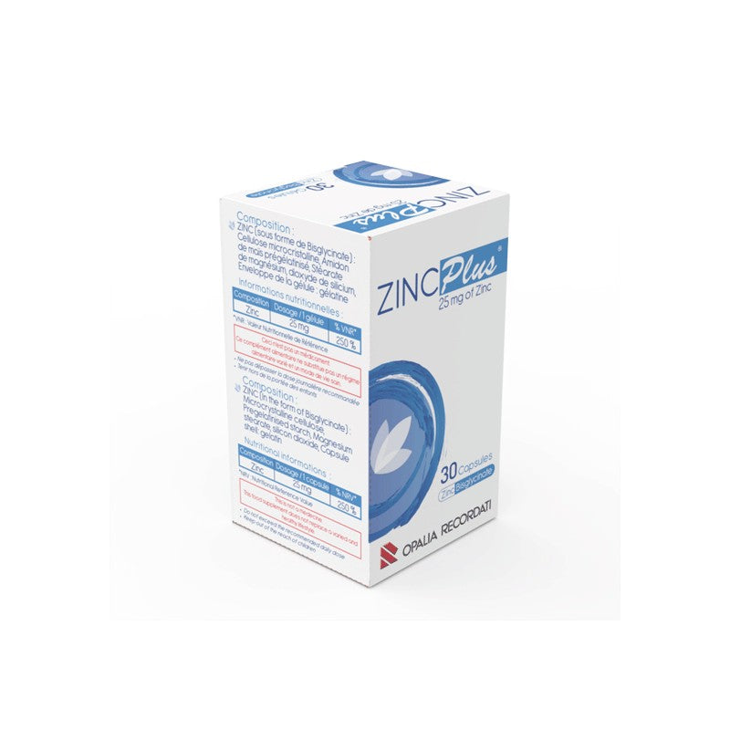 OPALIA RECORDATI ZINC PLUS 25MG 30 GELULES
