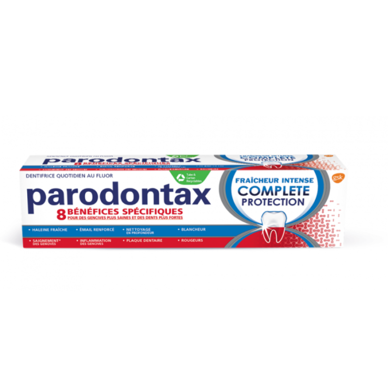 PARODONTAX DENTIFRICE PROTECTION COMPLETE 8 BENEFICES 75ML