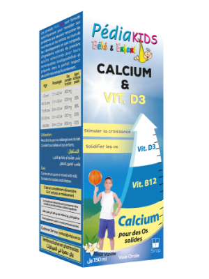 PEDIAKIDS CALCIUM & VIT D3 150 ML
