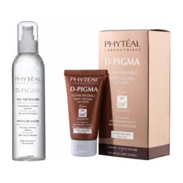 PHYTEAL DPIGMA Ecran Invisible SPF100+ 50ml + DPIGMA Eau Micellaire 150ml Offerte