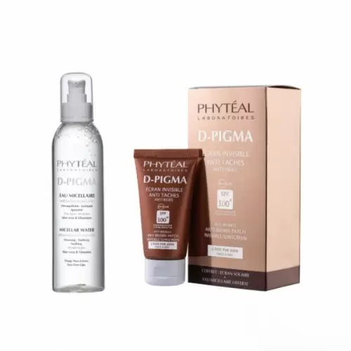PHYTEAL DPIGMA Ecran Invisible SPF100+ 50ml + DPIGMA Eau Micellaire 150ml Offerte