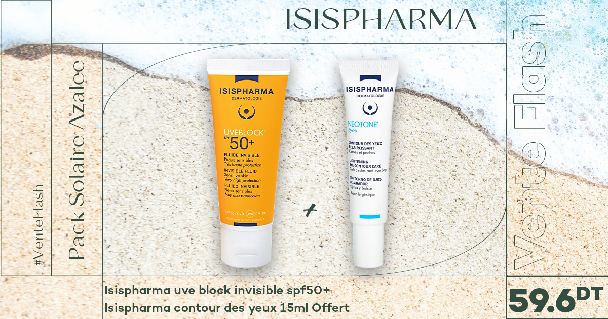 isispharma uve block fluid invisible (spf50+) + isispharma contour des yeux 15ml gratuit