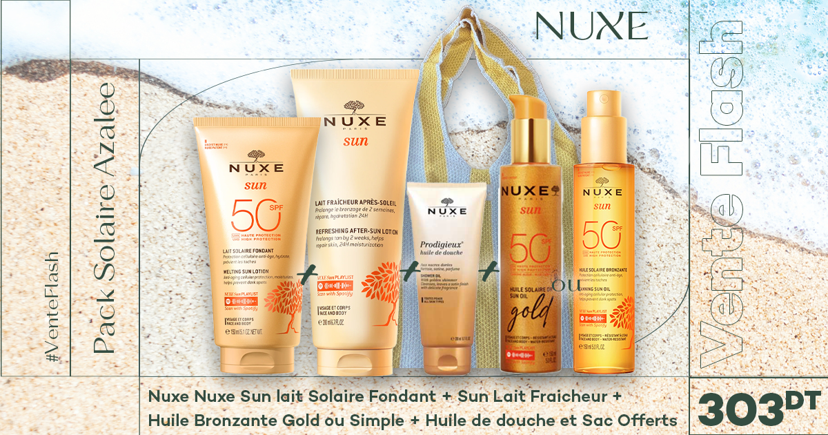 ✨ NUXE SUMMER LUXE PACK — Le coffret solaire ultime à prix IMBATTABLE