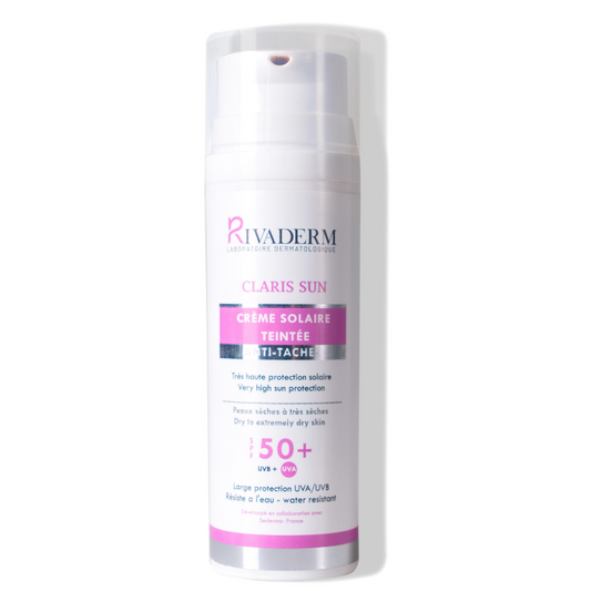 RIVADERM CLARIS SUN TEINTE SPF50+ 50ML