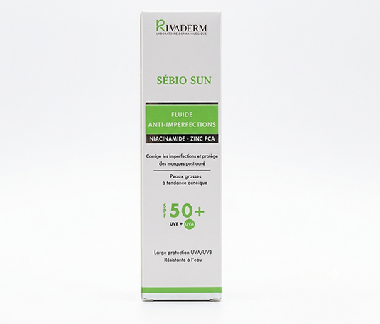 RIVADERM SEBIO SUN FLUIDE ANTI IMPERFECTIONS SPF50+ 50GR