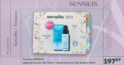 SENSILIS TROUSSE UPGRADE SERUM 30ML+HYDRA ESSENCE GEL SORBET 40ML(OFFERT)