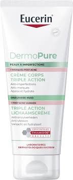 EUCERIN DERMOPURE CREME CORPS TRIPLE ACTION 200ML