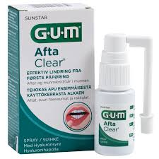 GUM AFTA CLEAR SPRAY BUCCAL 15ML