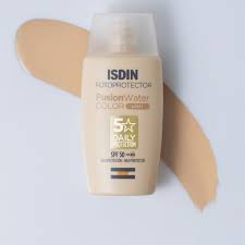 ISDIN  ECRAN SOLAIRE FUSION WATER TEINTEE LIGHT SPF50+ 50ML