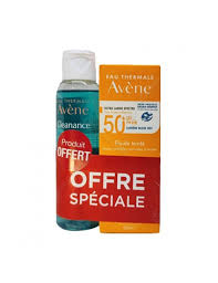 AVENE DUO ECRAN FLUIDE TEINTE SPF50 +CLEANANCE GEL NETTOYANT 100ML GRATUIT