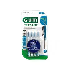 GUM BROSSETTES TRAVELER FINE CONIQUE BTE DE 4 (1614)