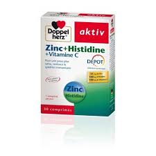 AKTIV ZINC + HISTIDINE + VITAMINE C, 30 Comprimés