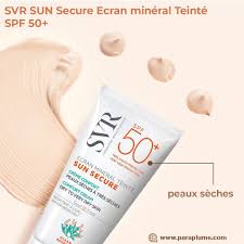 SVR SUN SECURE ECRAN MINERAL TEINTE PEAUX SECHES A TRES SECHES SPF50+ 50ML