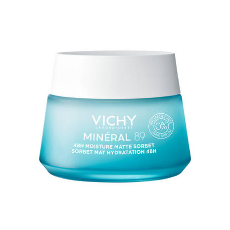 VICHY MINERAL 89 SORBET MAT HYDRATATION 48H PEAU MIXTE A GRASSE 50ML