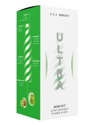 VITAL MINCIVIT ULTRA DRAINEUR POMME ET KIWI 250ML