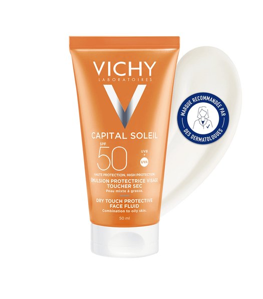 VICHY CAPITAL SOLEIL EMULSION TOUCHER SEC SPF 50+ 50ML